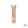 thumbnail image 2 of 16 inch Symbol ! - Anagram - Rose Gold (Air-Fill Only) Foil Mylar Balloon - Party Supplies Decorations, 2 of 2