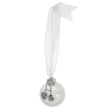 

Creative Christmas Ball Pendant Festival Hanging Decor Feathers Ball Pendant