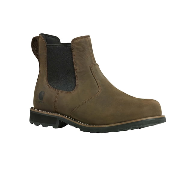 Bota de trabajo Carhartt Frontier para hombre, 6 tacones de piel con punta blanda