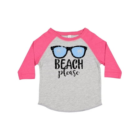 

Inktastic Beach Please Sunglasses Gift Toddler Boy or Toddler Girl T-Shirt