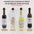 thumbnail image 3 of 3 Pcs Bouchons de Champagne, Bouchon de Bouteille Réutilisable Garde le Vin Champagne Pétillant Frais Bouchon de Champagne Réutilisable, 3 of 7