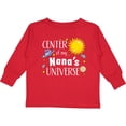 thumbnail image 3 of Inktastic Center of My Nana's Universe Boys or Girls Long Sleeve Toddler T-Shirt, 3 of 5