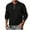Black, variant on Wyobmus Men's Casual Lapel Collar Shirts Solid Color Quarter Zip Pullover Long Sleeved Sweatshirt Jacquard Weave Top Blouses Black