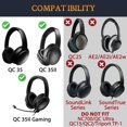 thumbnail image 2 of Kit de almohadillas de repuesto SOULWIT para Bose QC35, 2 of 7