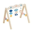 thumbnail image 4 of Gimnasio de Madera para Bebés, Gimnasio de Actividades con Estructura, Barra Colgante, Gimnasio de Juegos de Madera, Estructura Portátil de Fitness Pa, 4 of 9