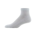 thumbnail image 4 of PowerSox Men's Cushion Quarter Socks, 12-Pack, 4 of 5