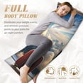 thumbnail image 5 of Lsque Sunset Airplane Travel View Body Pillow Case Cover,Ultra-Soft Microfiber Bed Pillow Cases 20x54 inches,Elegant Bedding,Breathable Durable Pillow Cover with Envelope Closure, 5 of 8