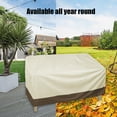 thumbnail image 6 of Fnyoxu Patio Benches Loveseat Covers Durable Solar Ray Resistance Patio Sofa Covers Lawns Waterproof Furniture Covers for Outdoor Seating, 6 of 8