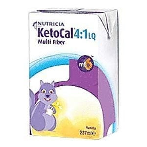 Case Supplement - KetoCal 4:1 Formula, Vanilla, 237 ml., Liquid Nutrition Supplement, 118796 - Case of 27