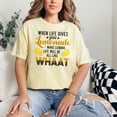thumbnail image 2 of Funny Lemons Life Quote Humor, Butter Comfort Colors T-Shirt, 2XL, 2 of 3
