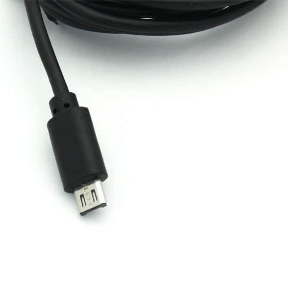 Charger Cord MicroUSB 6ft USB Cable w Swivel Leather Case Belt Clip Z1Y for Motorola Moto E5 Play, Droid Turbo 2, G4 e6 E4, Maxx 2 - Nokia 6, 2 V - Samsung Galaxy J7 Sky Pro Grand Prime
