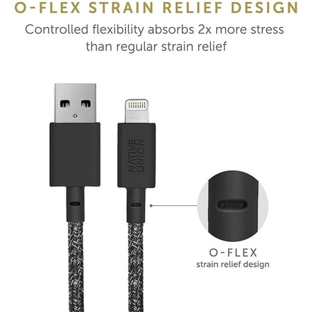 Native Union - Apple MFi Certified 10' Lightning-to-USB Type-A Cable - Cosmos