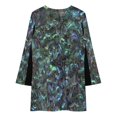 thumbnail image 3 of Abal Shell Paua Shell Seashell Patterns Sea Shells Natural Long Sleeved Dress Woman clothing Woman dresses, 3 of 4