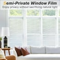 thumbnail image 3 of rabbitgoo Window Privacy Film Frosted Glass Window Film Removable Window Vinyl Door Window Clings Sticker for Home Decor, 35 x 77 inches, 3 of 10