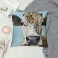 thumbnail image 2 of Orinice Cow Graphic Decorative Pillow Cover for Home Couch Living Room Bed Sofa Square Pillow Case 1PC 22x22in, 2 of 5