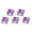 Purple, variant on Advanced Optical Gaming Keyboards Switches Glowing Low Shaft Swithes for DeathStalker Keyboards