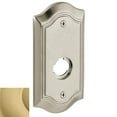 thumbnail image 1 of Baldwin R028040IDM Individual 5.65 in. Height Bethpage Dummy Rosette - Satin Brass, 1 of 1