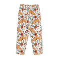 thumbnail image 5 of Goofa Foxes and Floral Harmony Printed Soft Pajama Pants for Women, Wide Leg Comfy Casual Lounge Yoga Pants-X-Large, 5 of 9