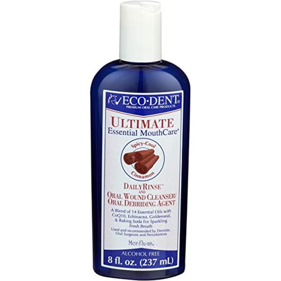 Eco-Dent Dailyrinse Mouthrinse, Cinnamon, 8 Ounce