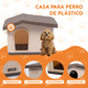 thumbnail image 3 of Casa para Perro Pequeño Poli Pets Galway Ideal para Razas Pequeñas Color Café, 3 of 8