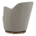 thumbnail image 4 of SAFAVIEH Couture Christian Modern Boucle Solid Accent Chair, Light Grey, 4 of 6