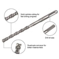 thumbnail image 3 of Concrete Drill Bits, 9PCS (5mm~16x160mm) Tile Drill Bit, SDS-Plus Electric Hammer Drill Bit for Hole Punch, Cross Drill Bits, 3 of 4