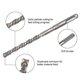 thumbnail image 3 of Concrete Drill Bits, 9PCS (5mm~16x160mm) Tile Drill Bit, SDS-Plus Electric Hammer Drill Bit for Hole Punch, Cross Drill Bits, 3 of 4
