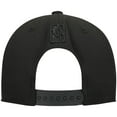 thumbnail image 4 of Men's New Era Miami Heat Black On Black 9FIFTY Snapback Hat, 4 of 4