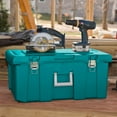 thumbnail image 4 of Sterilite Wheeled Footlocker Utility Storage Container, Teal, 2 Pack, 4 of 11