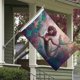 thumbnail image 3 of Sirena Negra Bandera impresa con temática, regalo perfecto para fanáticos, amigos y familiares, y adecuada para actividades al aire libre e interiores, decoraciones de fiesta. 60*90CM, 3 of 6