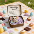thumbnail image 4 of Easter Decorations for Home Pocket Hug Box Plush Rabbit 1 Count, 4 of 6