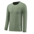 thumbnail image 2 of Ahabrexf Man Solid Color Drying Breathable Tight Fitting Sports Base Layer Top, 2 of 7