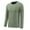 Army Green, variant on Mens Compression Shirts Base Layer Slim Long Sleeve Breathable Workout Shirt for Training Summer Athletic Workout T Shirt Undershirt