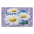 thumbnail image 1 of Upgrade Your Bath Space Soft Superfine Fiber Flower Bath Rugs - Non Slip, Machine Washable, Perfect for Shower Room, 20x32 inch, 1 of 5