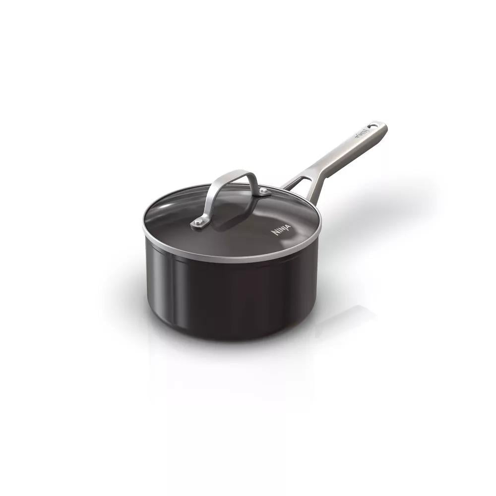 Ninja Foodi Never Stick 9pc Nonstick Cookware Set (9, Black) 
