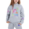 thumbnail image 2 of Girls Outfits Halloween Multi Tone Spooky Ghost Pant Set Pumpkin Farm Sightseeing Neighborhood Parade Toddler Pant Sweatsuit, 2 of 7