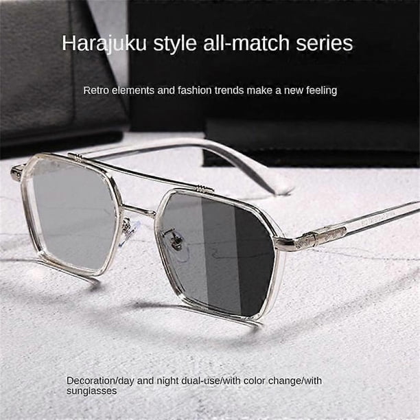 Ultraviolet-proof Driving Goggles Punk Glasses Square Frame Fishing Riding Retro Sunglasses Men Women Eyeglass Shades Eyewear
