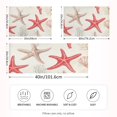 thumbnail image 2 of Yayeee Pillowcase King Size Set of 2 Satin Wrinkle Resistant Pillow Case, Brown Starfish, 2 of 7