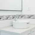 thumbnail image 3 of 10M Self Adhesive Wall Skirting Border Wave Line Wallpaper Sticker Home Decor, 3 of 5