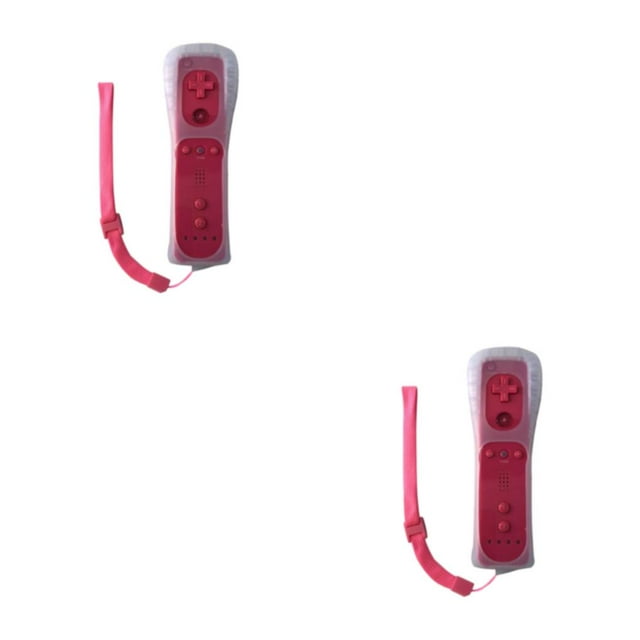 Youkk Wireless Remote Gamepad Controller Vibration And High Compatibility Smooth Line Plus Gamepad pink 2Set