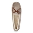 thumbnail image 4 of Joyspun Women's Suede Moccasin Slippers, Wide Width Available, 4 of 7