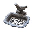 thumbnail image 4 of Jabón Bandeja de jabón Soporte de jabón resistente Caja decorativa de estilo rústico de estilo vintage para la ducha de jardín de la encimera, 4 of 9