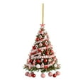 thumbnail image 1 of B Acrylic Christmas Tree Ornament, 8Cm Flat Hanging Decor For Outdoor Indoor Use, Holiday Home Decoration With Festive Design, 1 of 2