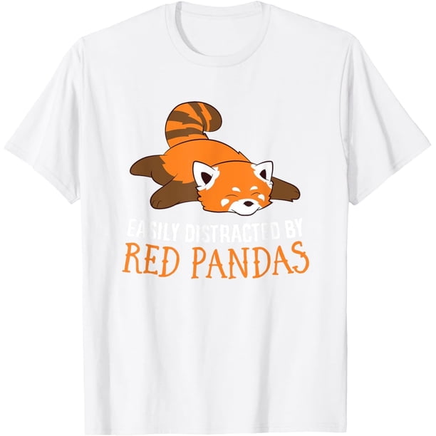 Red Panda Love Fácilmente Distracted by Red Pandas Camiseta