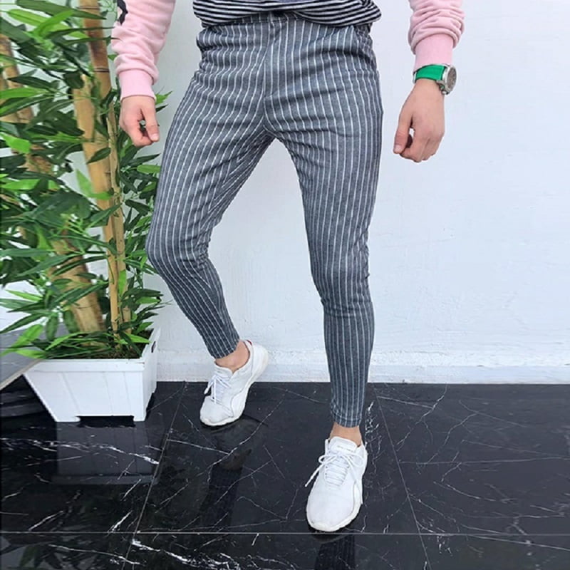 casual striped pants