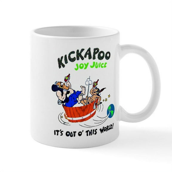 CafePress - KICKAPOO Joy Juice Mug - 11 oz Ceramic Mug - Novelty Coffee Tea Cup
