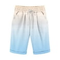 thumbnail image 2 of Juslio Men Shorts Lace-up Loose Comfy Cotton Linen Solid Casual Pockets Mens Shorts Athletic, 2 of 3