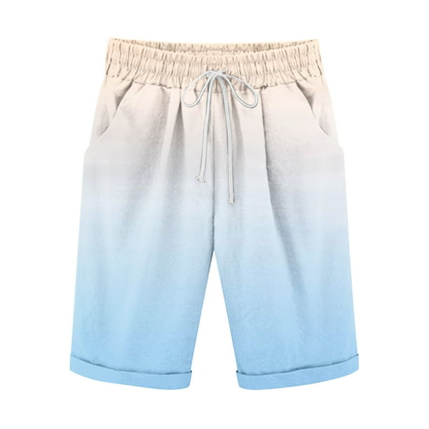 Pantalones Cortos Atléticos para Hombres Cordillera Casual Capris, Pantalones de Natación Transpirables Ligeros para Correr, Gimnasio, Playa Y Natación