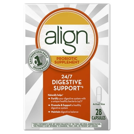 Align Probiotic Supplement 28 count - Walmart.com