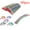 🔥 Multicolor_Hot#3264, variant on Flexible Multicolor Striped Pencils with Eraser | Soft Bendable Writing Supplies | Curved Design for Craft and Notes | Pack of 60 | Assorted Blue Purple White Red Green